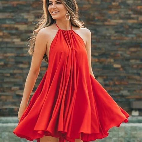 vestidos vermelhos curtos